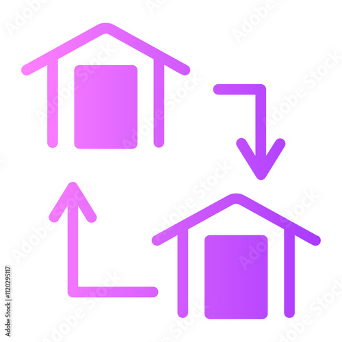 transfer gradient icon