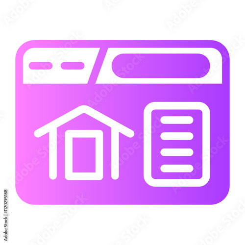 website gradient icon