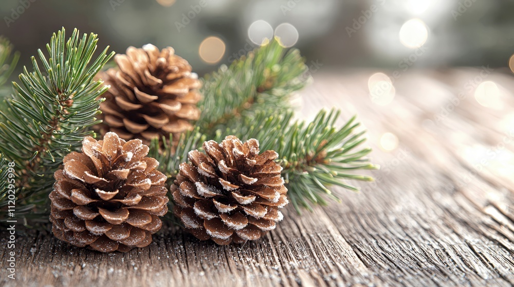 A bunch of pine cones sitting on top of a wooden table A bunch of pine cones sitting on top of a wooden table