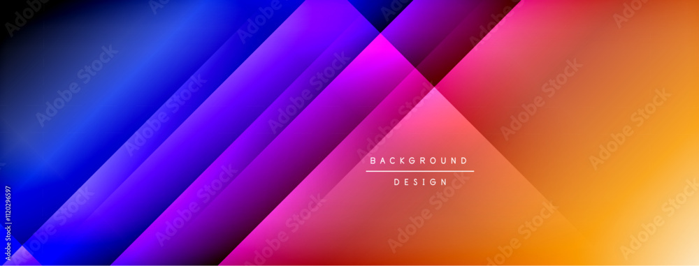 Colorful gradient with lines made of shadow and light. Creative background Colorful gradient with lines made of shadow and light. Creative background