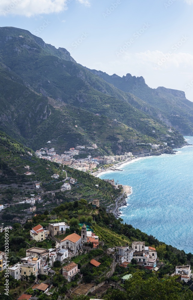 Minori and Maiori, Amalfi Coast, Salerno, Campania, Italy, Europe Minori and Maiori, Amalfi Coast, Salerno, Campania, Italy, Europe