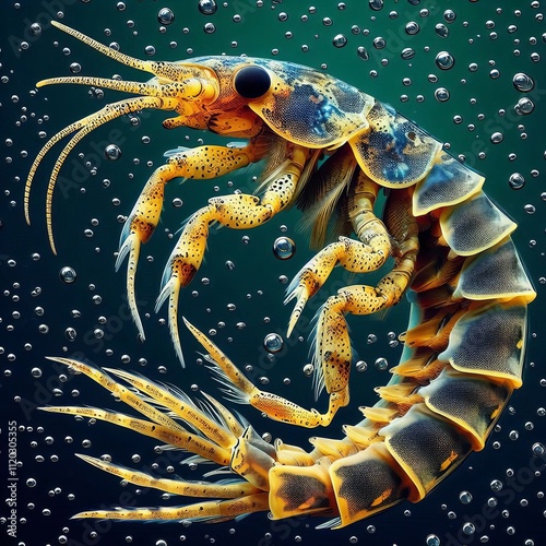 Backswimmer Notonectidae A predatory insect that swims on its ba