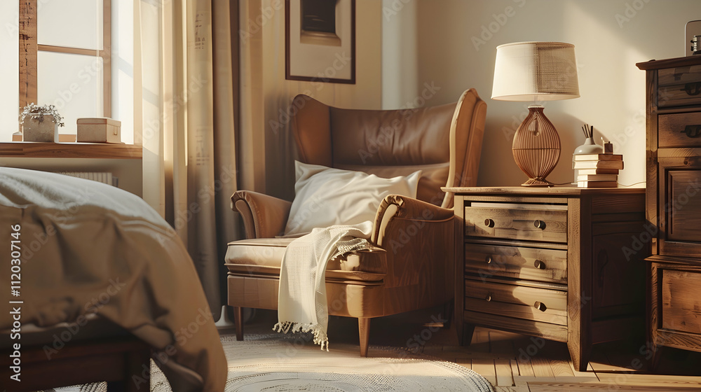 Fototapeta premium Modern style conceptual interior design 3d illustration