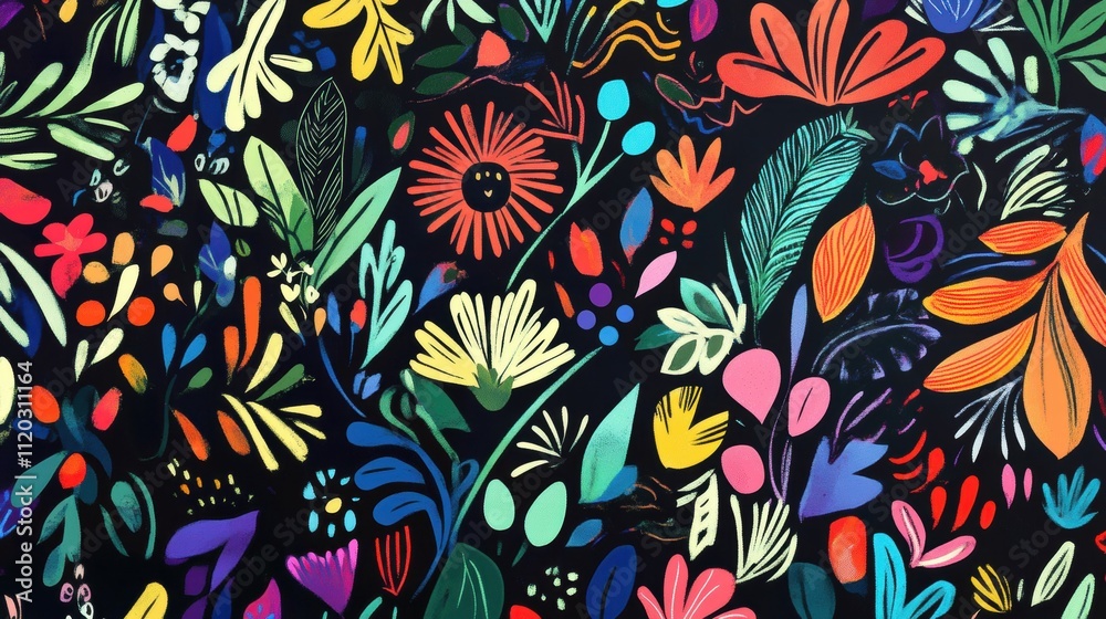 Vibrant Floral Design for Digital Workspace Enhancement Vibrant Floral Design for Digital Workspace Enhancement