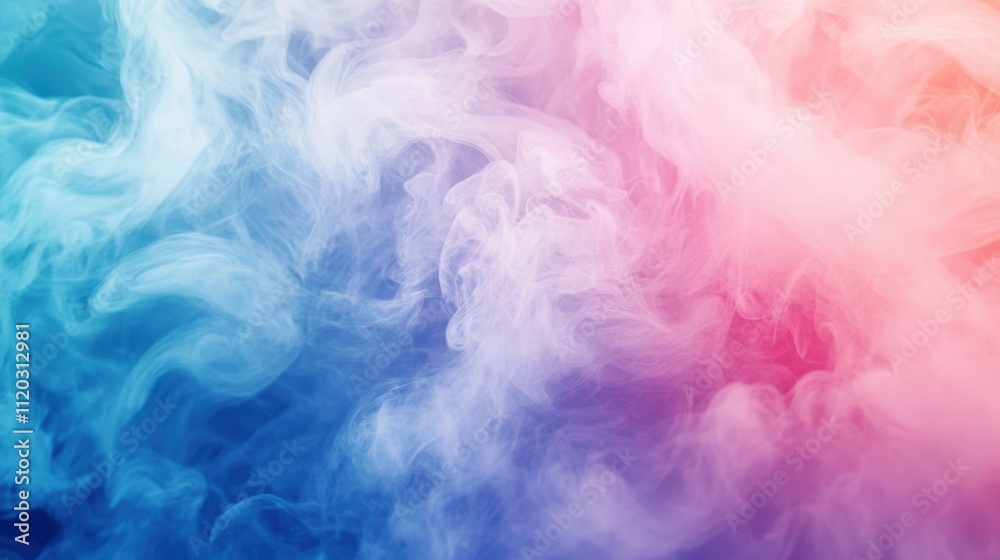 The Colorful Smoke Background