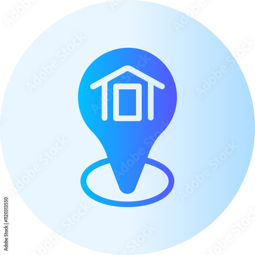 location gradient icon