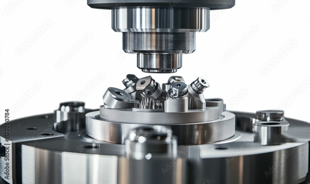 Precision machining; metal parts; automated process. Precision machining; metal parts; automated process.