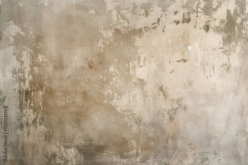 Fototapeta premium A wall with a rough texture and a few cracks