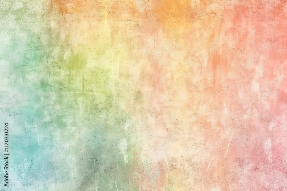 Fototapeta premium A colorful background with a rainbow and a wall