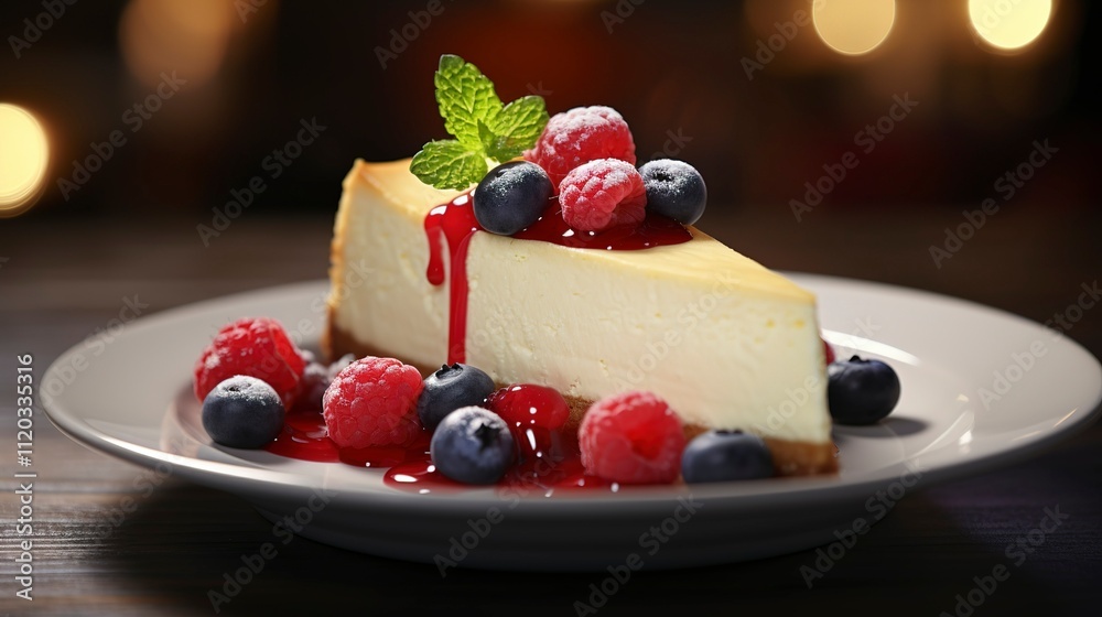 A photo of a classic New York-style cheesecake A photo of a classic New York-style cheesecake