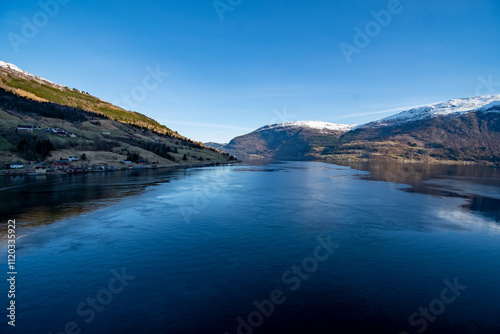 Innvikfjorden Fjord view photo