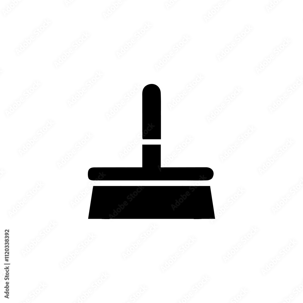 Simple Vector Icon of a wiper – Logo Design Illustration Simple Vector Icon of a wiper – Logo Design Illustration