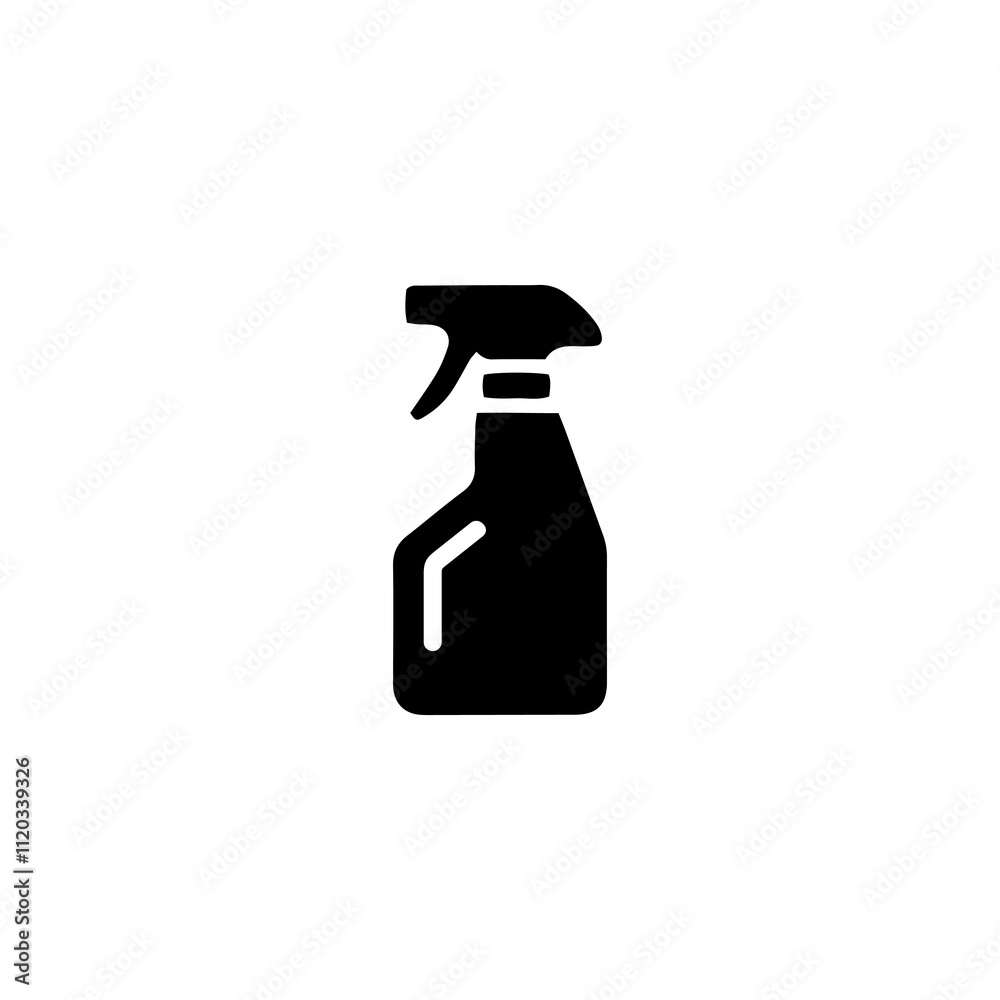 Simple Vector Icon of a spray bottle – Logo Design Illustration Simple Vector Icon of a spray bottle – Logo Design Illustration