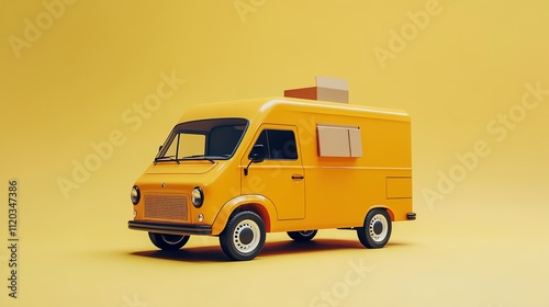 Delivery truck with boxes. sale promotion images photo