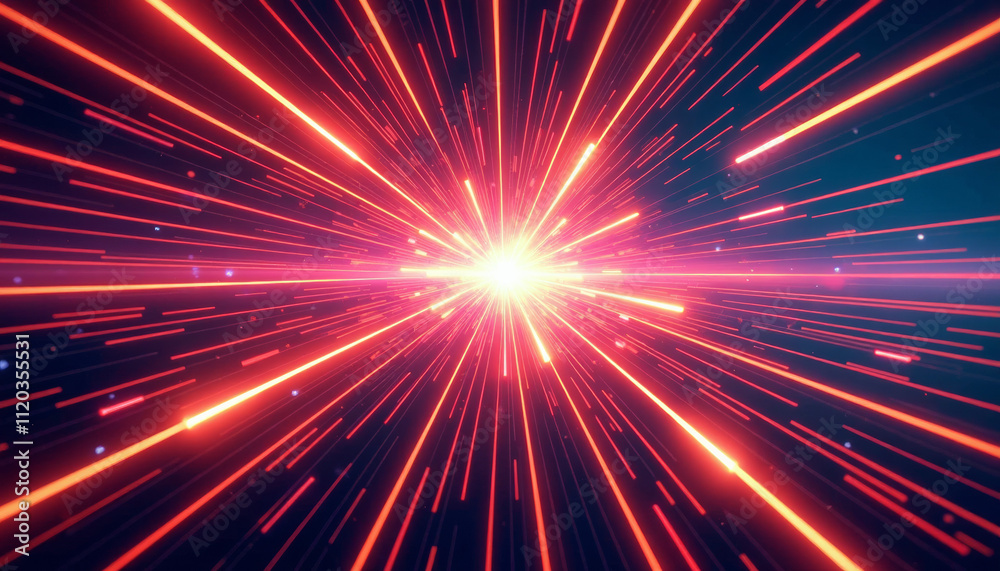 Dynamic Speed Lines - Futuristic Technology Art Dynamic Speed Lines - Futuristic Technology Art