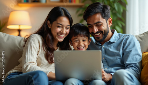 Happy Family Enjoying Quality Time Together