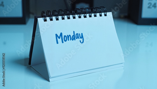 Obraz na płótnie Desk calendar displaying the word