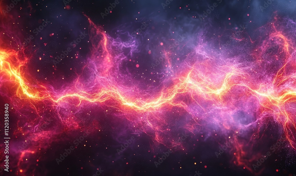 Fototapeta premium Abstract Magneta Background, Generative AI