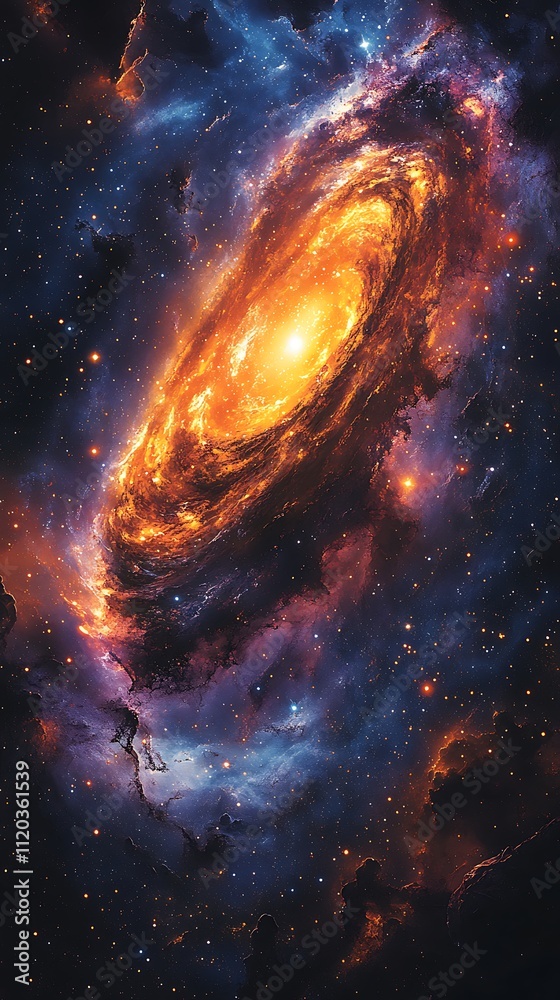 Stunning cosmic black hole radiates power amid endless universal space picture Stunning cosmic black hole radiates power amid endless universal space picture