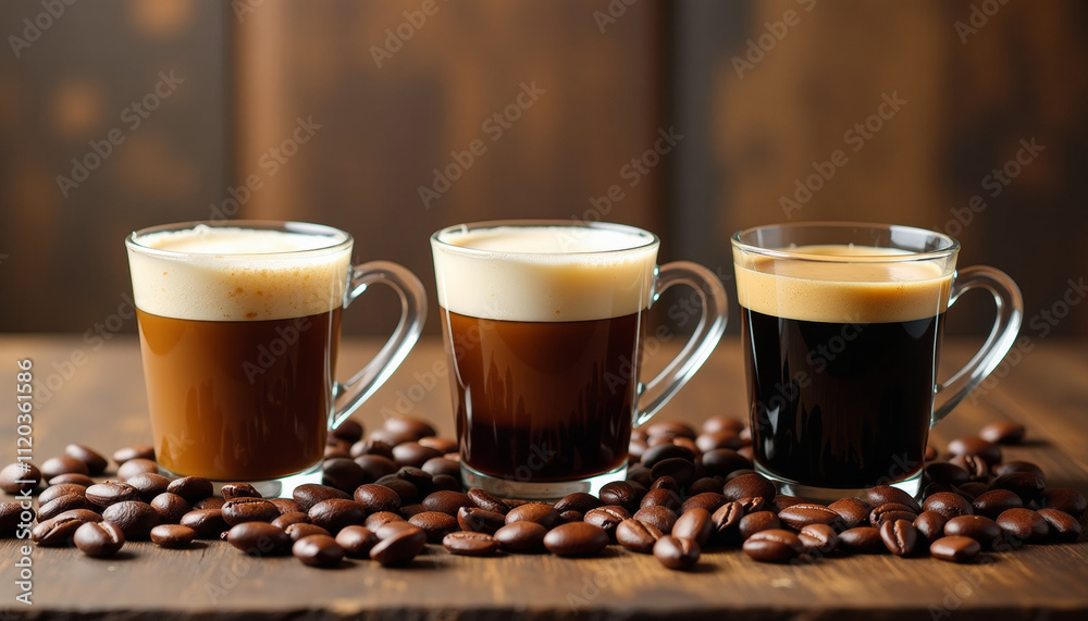 Three Different Coffee Varieties Three Different Coffee Varieties
