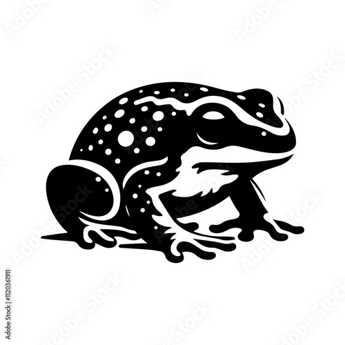 Simple Vector Icon of a sapito meniro – Logo Design Illustration