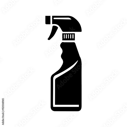 Simple Vector Icon of a spray liquid – Logo Design Illustration
