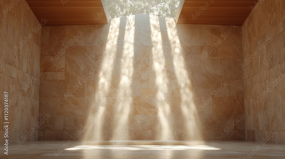 Light streaming through a modern place of worship spiritual space architectural design serene atmosphere inspirational concept Light streaming through a modern place of worship spiritual space architectural design serene atmosphere inspirational concept