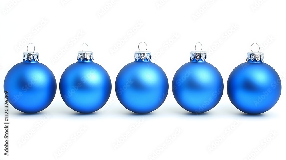 A set of blue Christmas balls is displayed on a white background, with ample room for text. The ornaments can be used to adorn a Christmas tree, contributing to the overall festive ambiance. A set of blue Christmas balls is displayed on a white background, with ample room for text. The ornaments can be used to adorn a Christmas tree, contributing to the overall festive ambiance.