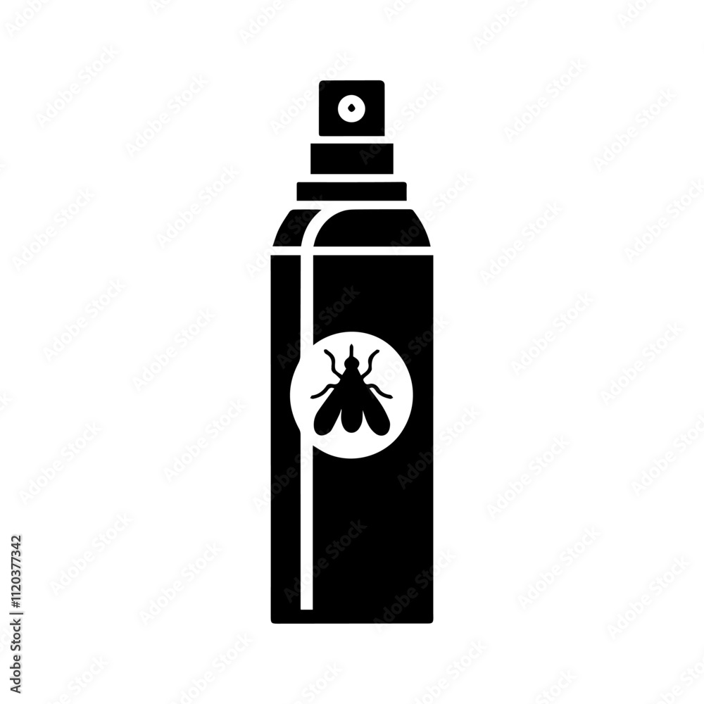 Simple Vector Icon of a Bug Spray – Logo Design Illustration Simple Vector Icon of a Bug Spray – Logo Design Illustration
