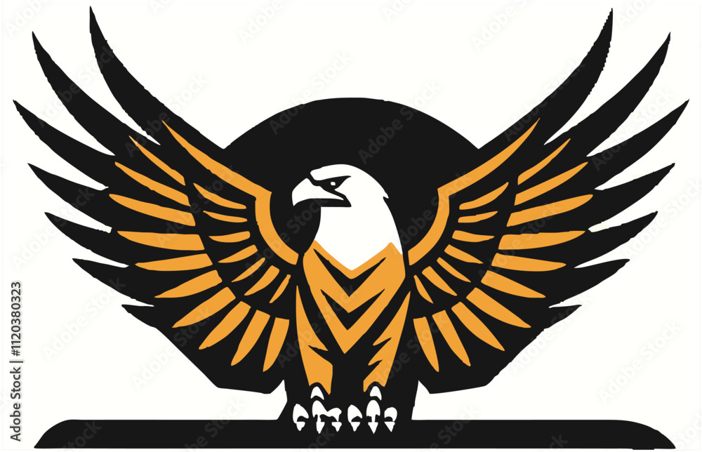 Fototapeta premium Falcon eagel vector