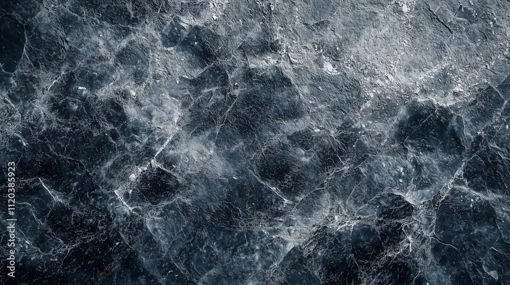 Fototapeta premium Abstract dark marble texture background with waves and swirls for design.