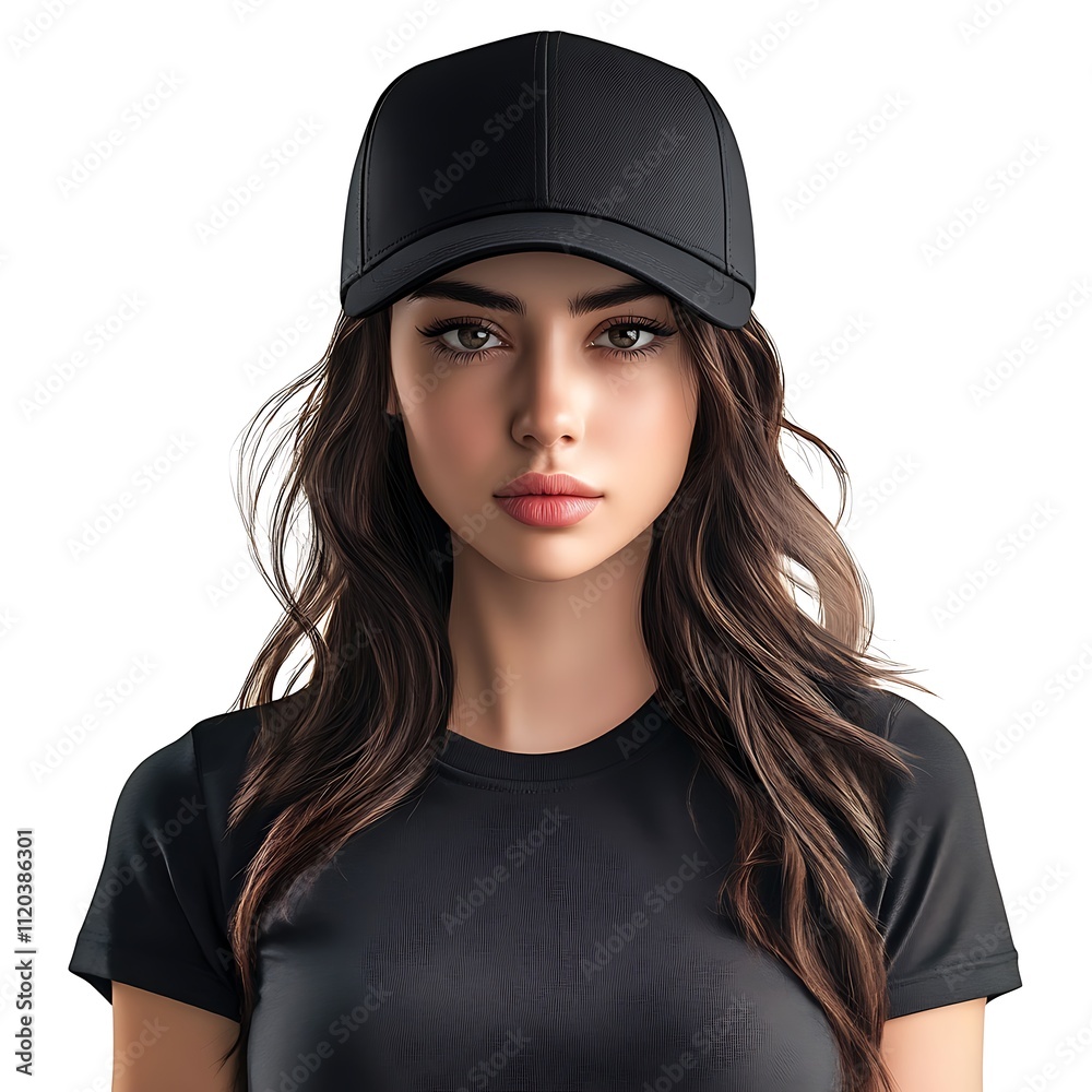 Sports-Themed Cap Mockup for Activewear Sports-Themed Cap Mockup for Activewear