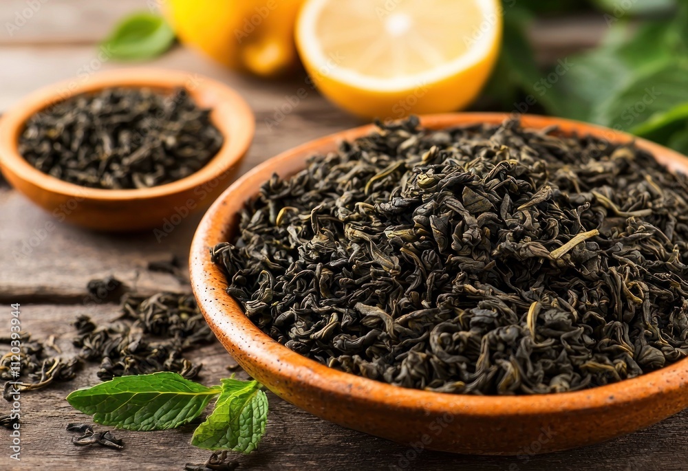 Loose Leaf Green Tea with Lemon and Mint Loose Leaf Green Tea with Lemon and Mint