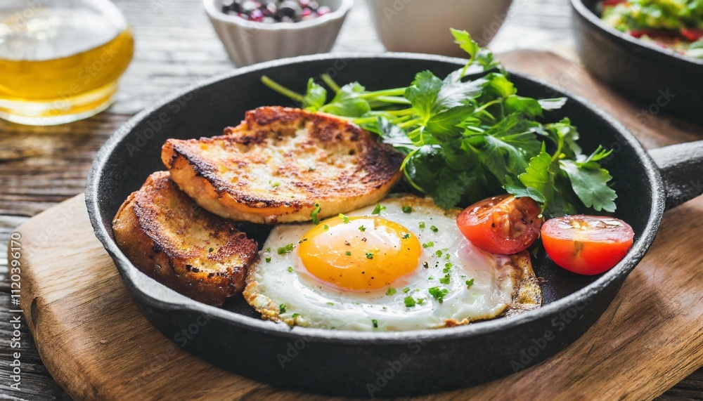 Savory Breakfast Skillets Styled in Vibrant and Rustic Food Photography Presentations Savory Breakfast Skillets Styled in Vibrant and Rustic Food Photography Presentations