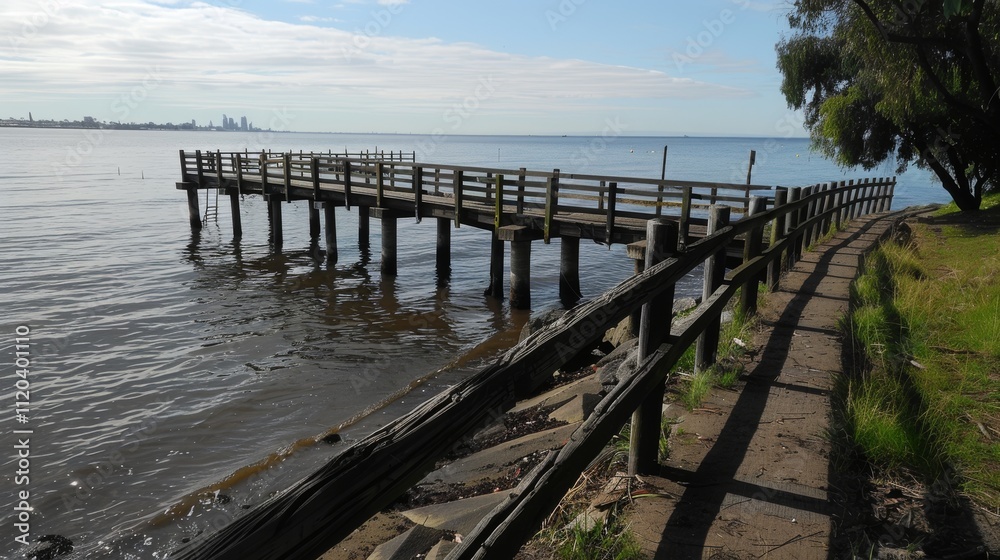 A peaceful ancient pier - A peaceful ancient pier -