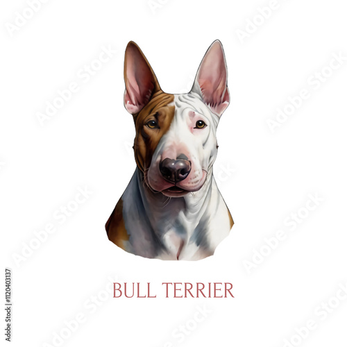set of dog breeds drawn, Beagle, Breedhound, Bull Terrier, Corgi, Dalmatian, Doberman, Pickiness, Pinscher, Pinscher, Spaniel, Australian, Silky Terrier, Beagle, watercolor set of dogs