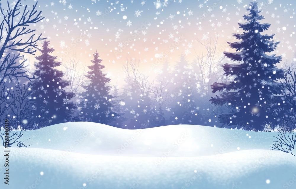 Winter background .Merry Christmas and happy New Year greeting card with copy-space. Christmas landscape with snow and fir tree
Winter background .Merry Christmas and happy New Year greeting card with copy-space. Christmas landscape with snow and fir tree