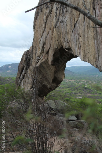 parque estadual pedra furada em venturosa, pernambuco photo