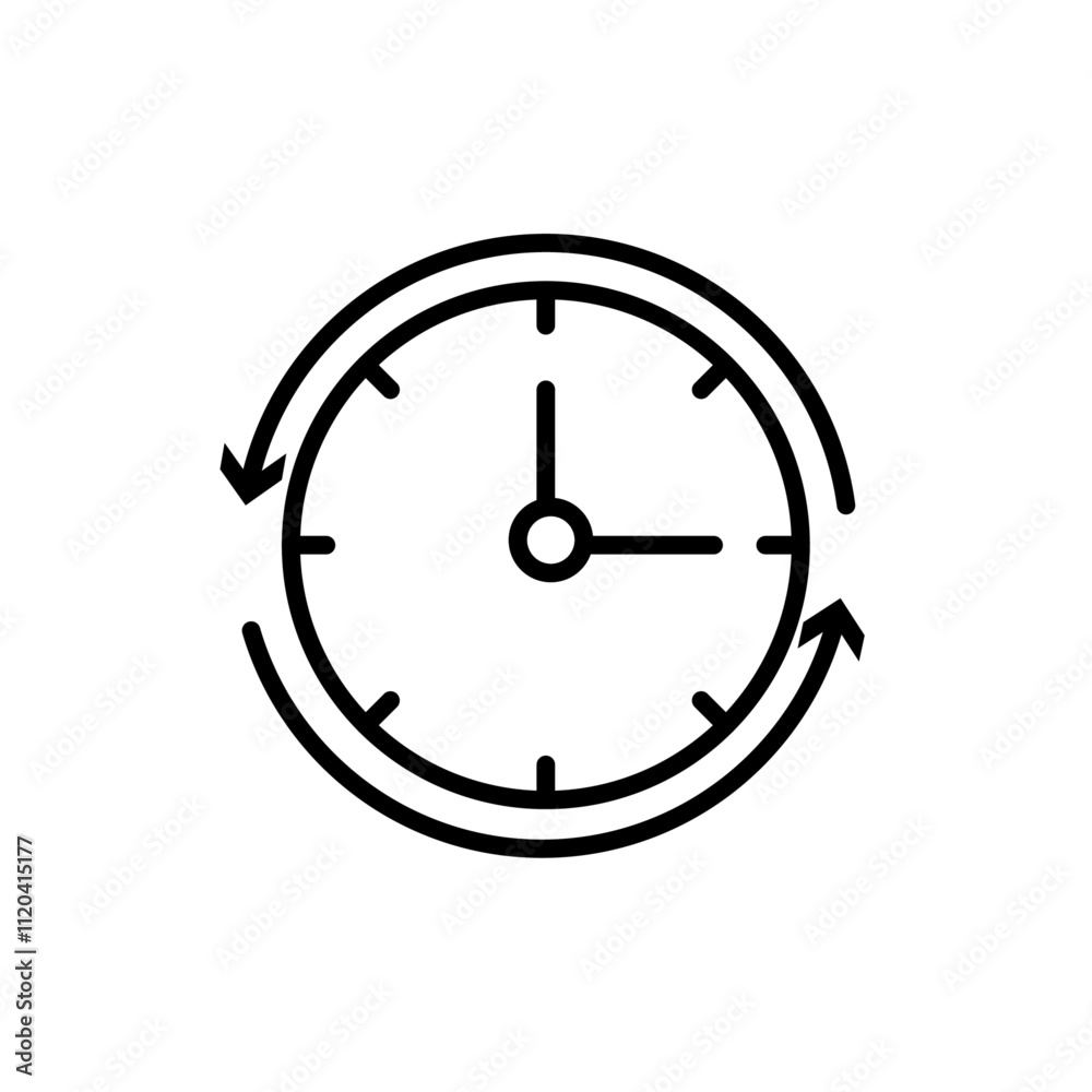 Change or update the date icon Thin line art collection Change or update the date icon Thin line art collection