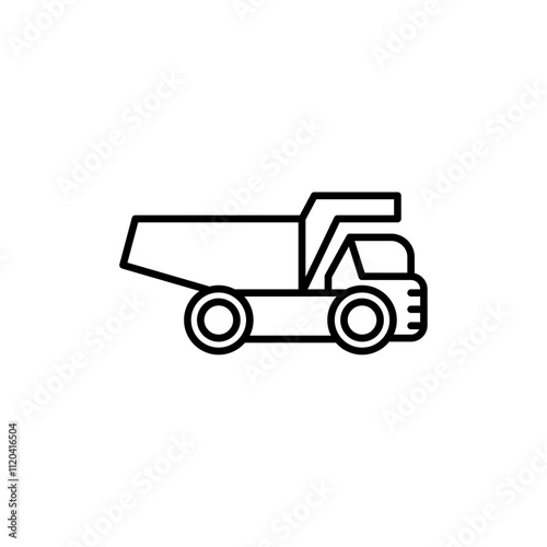 Haul icon Thin line art collection