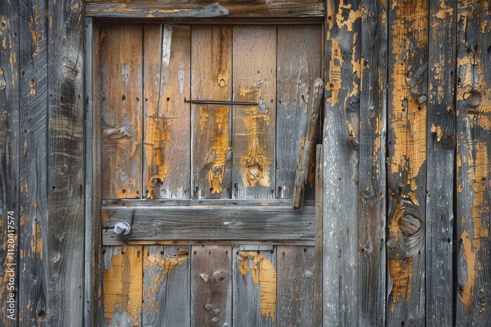 Weathered wooden barn door with rusted metal hardware showcases rustic charm and aging beauty in a rural setting Weathered wooden barn door with rusted metal hardware showcases rustic charm and aging beauty in a rural setting