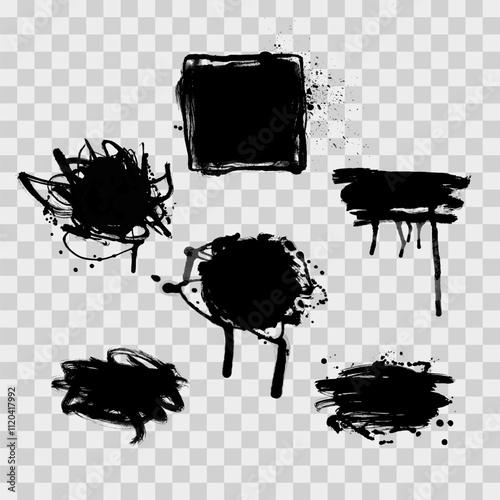 Grunge backgrounds hand drawn style. Vector illustration.