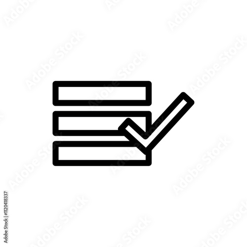 Select all icon Thin line art collection
