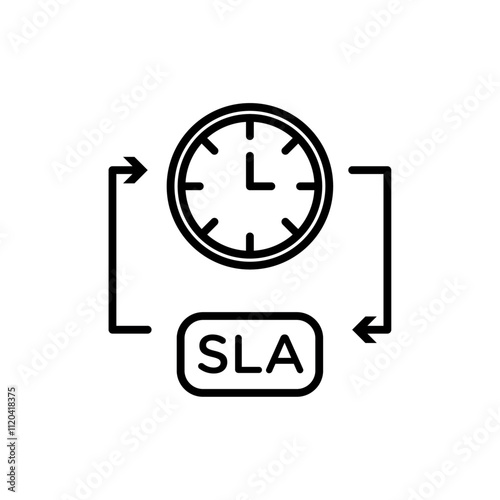 SLA Icon Thin line art collection