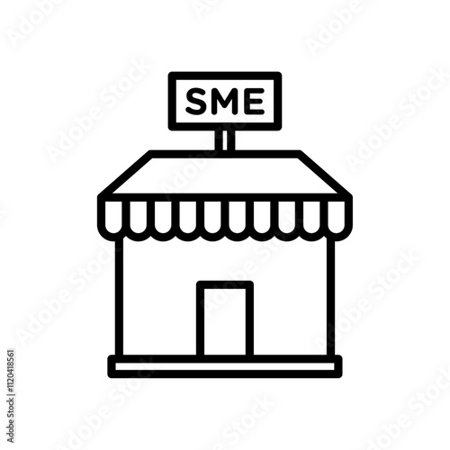 SME icon Thin line art collection