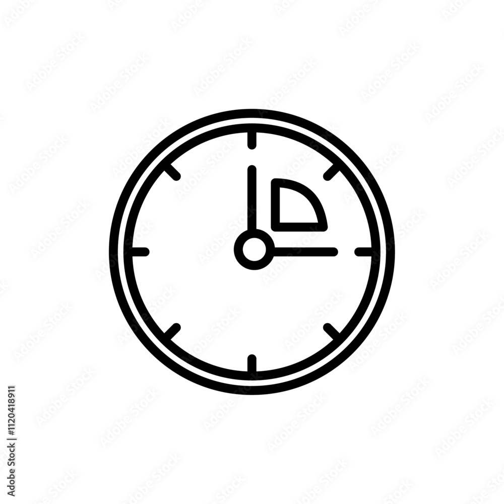 Time frame concept icon Thin line art collection Time frame concept icon Thin line art collection