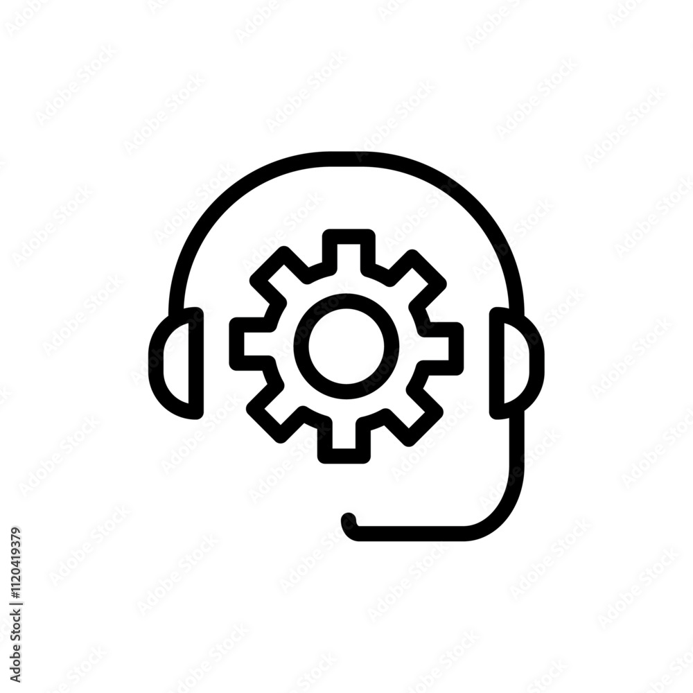 After sales support icon Thin line art collection After sales support icon Thin line art collection