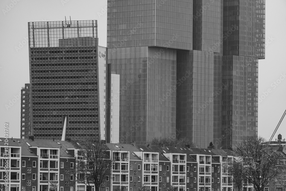 Die Stadt Rotterdam in den Niederlanden Die Stadt Rotterdam in den Niederlanden