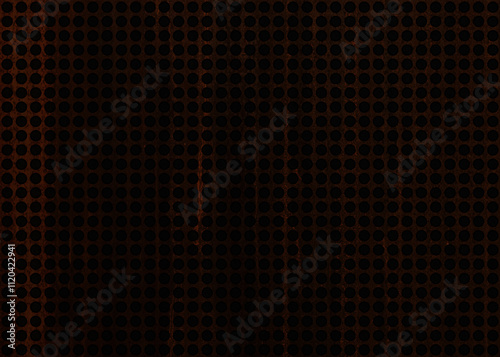 
Illustration texture background in black with a rusty grid pattern
