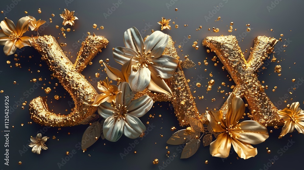 Fototapeta premium Glowing sphere in vibrant modern minimalist interior design